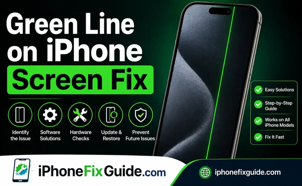 Green Line on iPhone Screen Fix