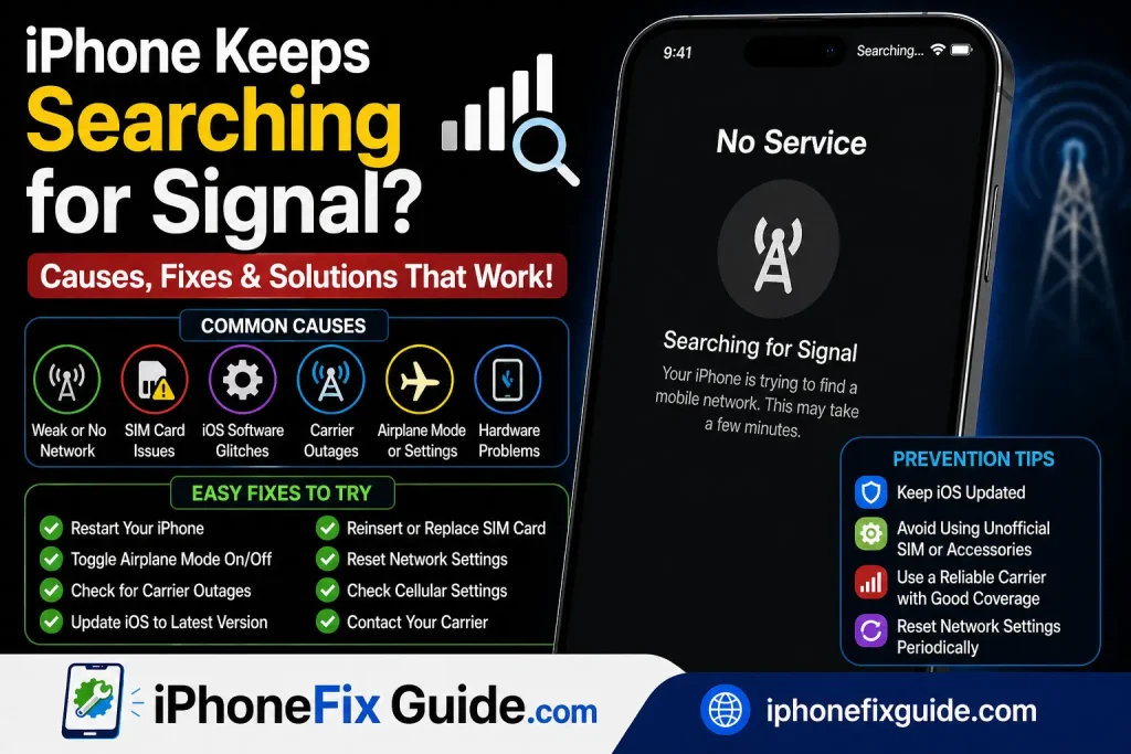 iPhone Keeps Searching for Signal